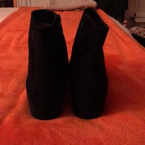 Black Suede Louboutin Booties